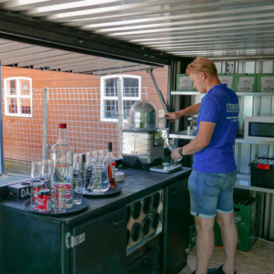 Intérieur Container Bar Démontable XL 3 x 2 Mètres