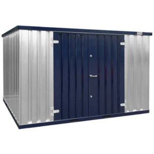 Container de Stockage Démontable Bleu Acier 3 x 2 mètres
